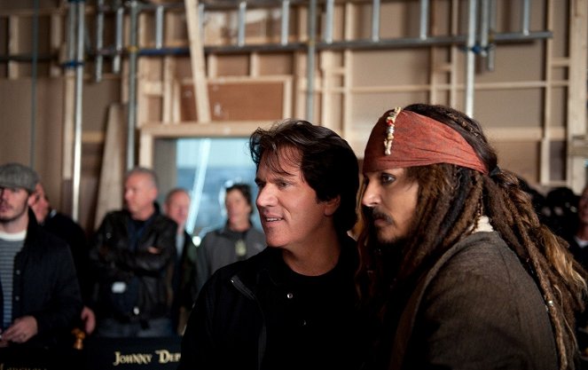 Pirates of the Caribbean: On Stranger Tides - Van de set - Rob Marshall, Johnny Depp