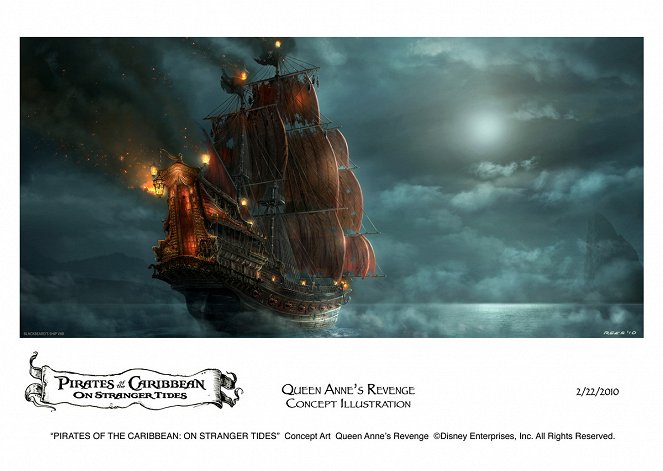 Pirates of the Caribbean: Vierailla vesillä - Konseptikuvat