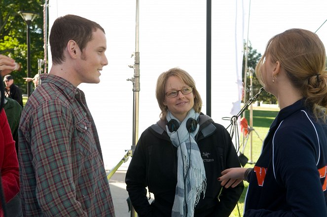 The Beaver - Van de set - Anton Yelchin, Jodie Foster