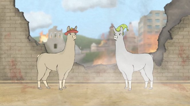 Llamas with Hats - Van film