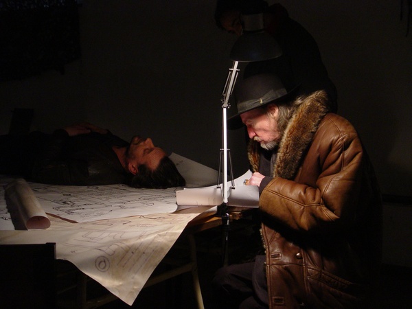 Diese Nacht - Dreharbeiten - Eric Caravaca, Werner Schroeter