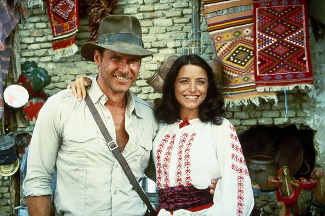 Indiana Jones et les Aventuriers de l'Arche perdue - Tournage - Harrison Ford, Karen Allen