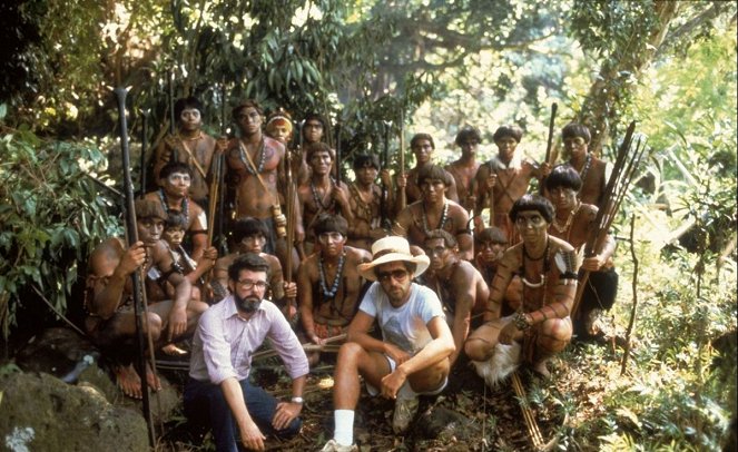 Az elveszett frigyláda fosztogatói - Forgatási fotók - George Lucas, Steven Spielberg