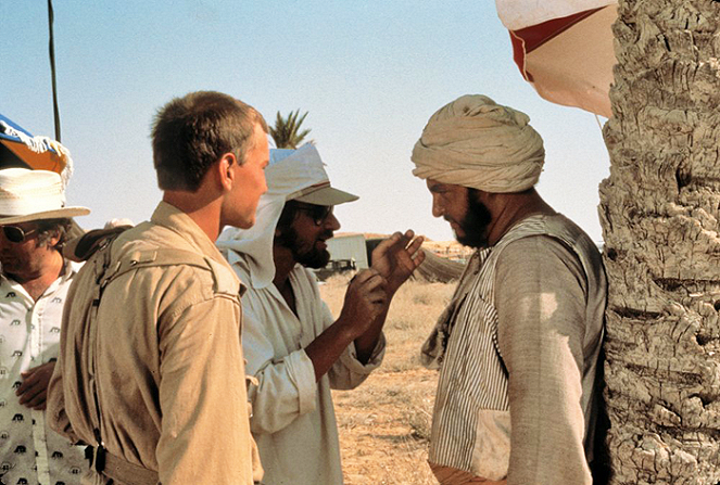 Jäger des verlorenen Schatzes - Dreharbeiten - Steven Spielberg, John Rhys-Davies