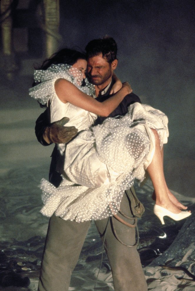 Poszukiwacze zaginionej arki - Z filmu - Karen Allen, Harrison Ford