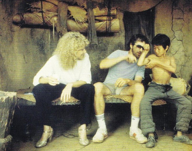 Indiana Jones and the Temple of Doom - Making of - Kate Capshaw, Steven Spielberg, Ke Huy Quan