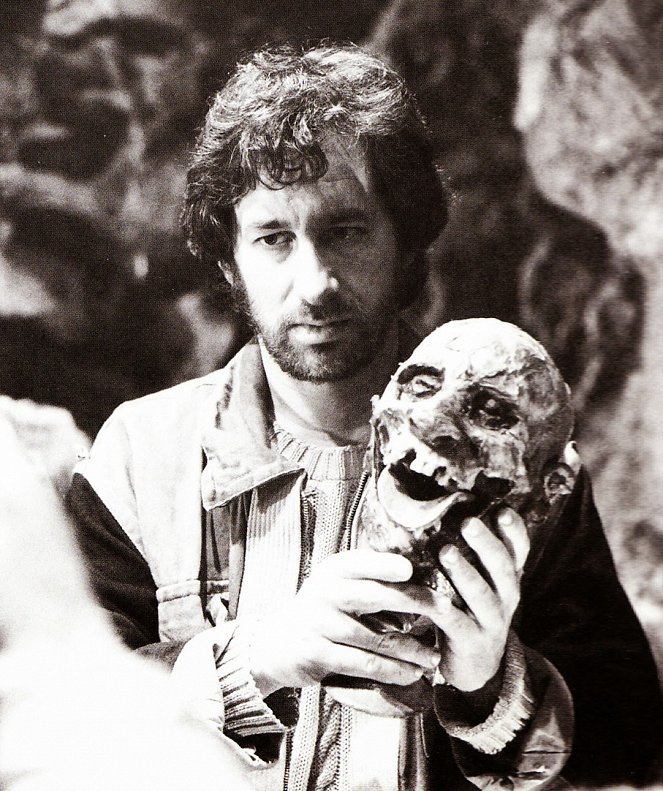 Indiana Jones és a Végzet Temploma - Forgatási fotók - Steven Spielberg