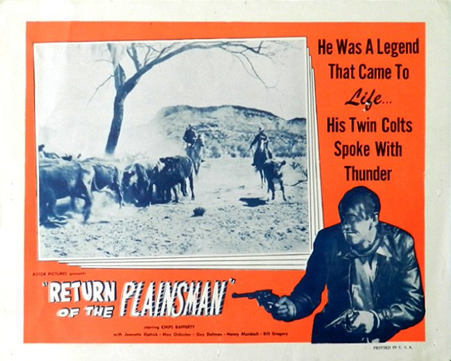 Return of the Plainsman - Lobby Cards