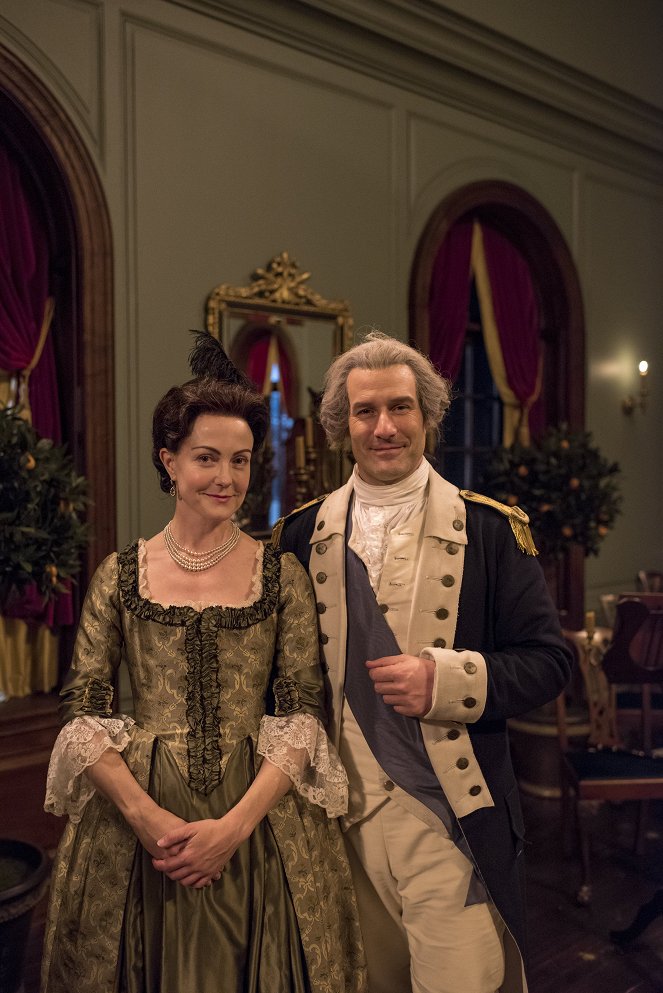 TURN: Washington's Spies - Season 3 - Many Mickles Make a Muckle - Dreharbeiten - Lilli Birdsell, Ian Kahn