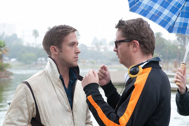 Drive - Dreharbeiten - Ryan Gosling, Nicolas Winding Refn