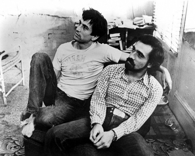 Taxi Driver - Van de set - Robert De Niro, Martin Scorsese