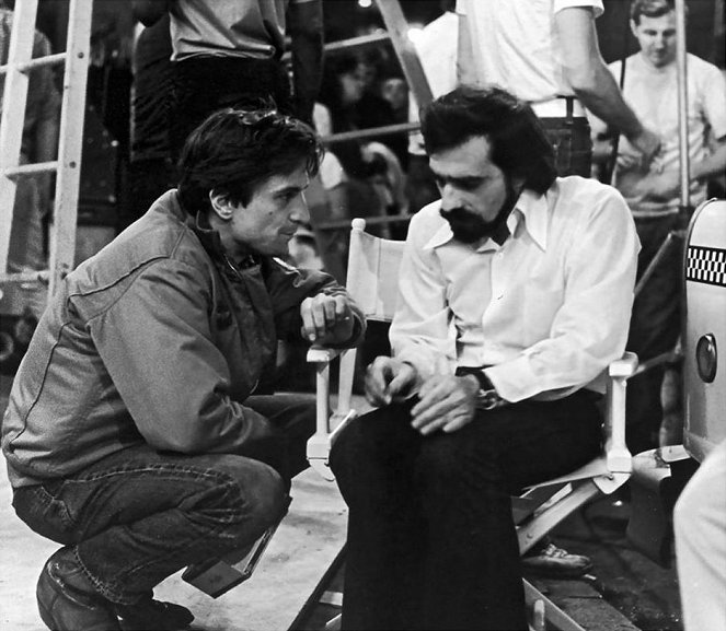 Taksikuski - Kuvat kuvauksista - Robert De Niro, Martin Scorsese