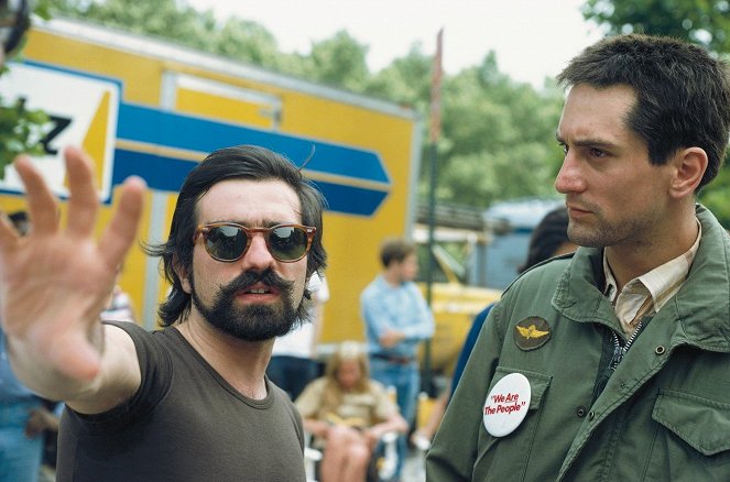 Taxikář - Z natáčení - Martin Scorsese, Robert De Niro