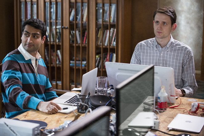 Silicon Valley - To Build a Better Beta - Van film - Kumail Nanjiani, Zach Woods
