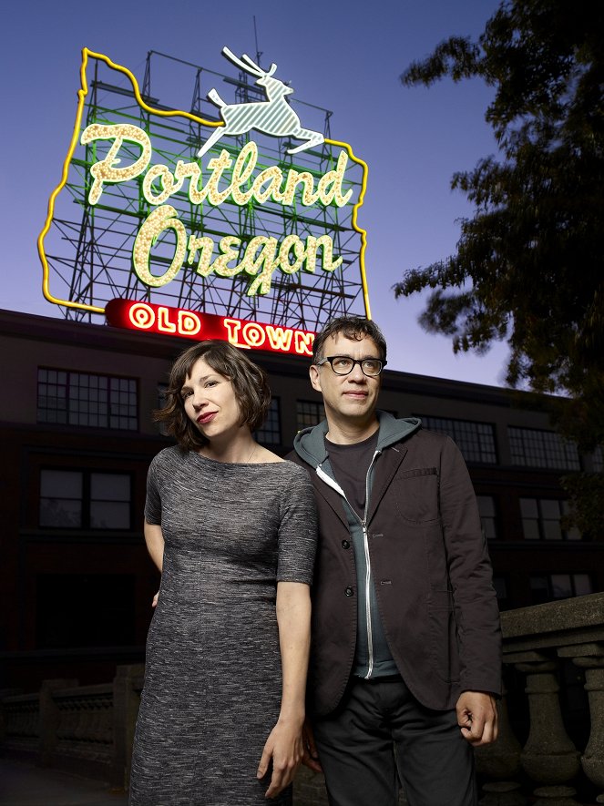 Portlandia - Promoción - Carrie Brownstein, Fred Armisen