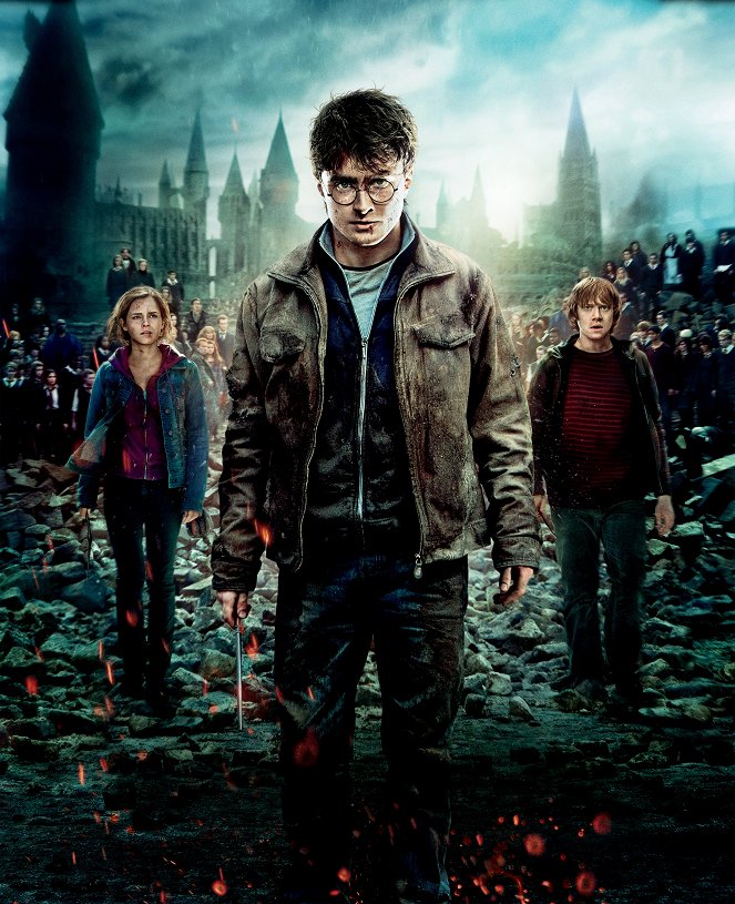 Harry Potter und die Heiligtümer des Todes - Teil 2 - Werbefoto - Emma Watson, Daniel Radcliffe, Rupert Grint