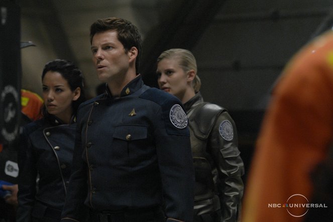 Battlestar Galactica: Břitva - Z filmu - Stephanie Jacobsen, Jamie Bamber, Katee Sackhoff