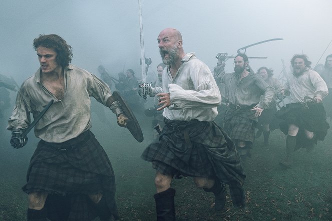 Outlander - Die Highland-Saga - Schlachtplan - Filmfotos - Sam Heughan, Graham McTavish