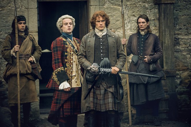 Outlander - Schlachtplan - Filmfotos - Andrew Gower, Sam Heughan