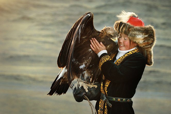 La cazadora del águila - De la película