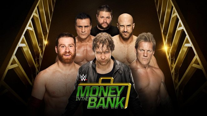 WWE Money in the Bank - Promóció fotók - Rami Sebei, Alberto Rodríguez, Jonathan Good, Kevin Steen, Claudio Castagnoli, Chris Jericho
