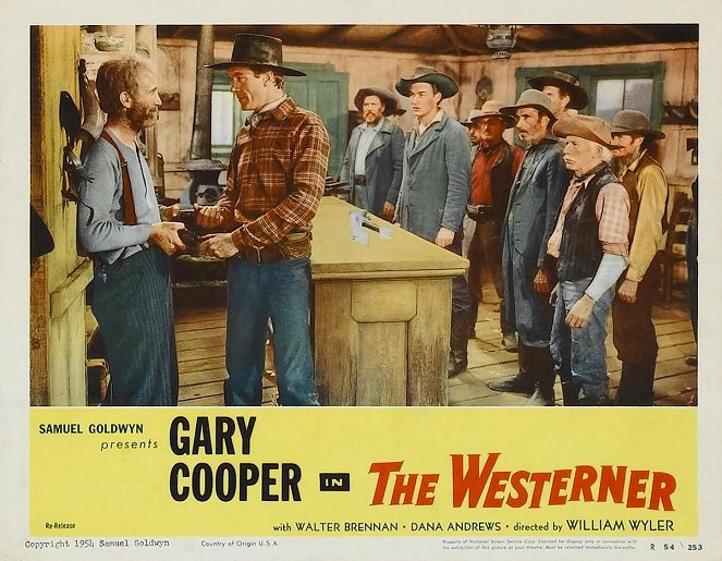 The Westerner - Lobbykaarten - Walter Brennan, Gary Cooper