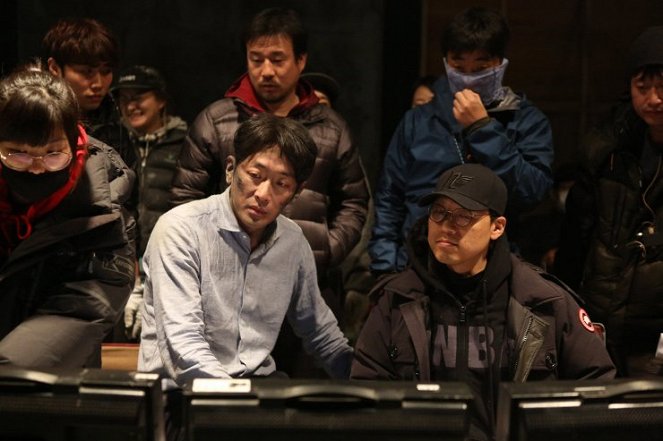 Tunnel - Tournage - Jung-woo Ha, Seong-hoon Kim