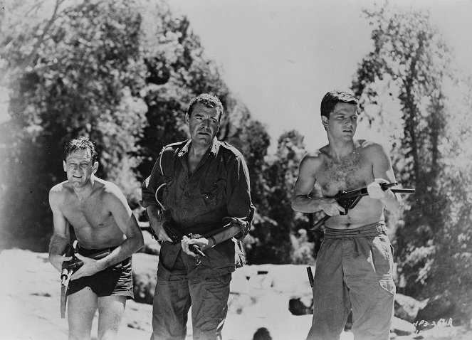 Most cez rieku Kwai - Z filmu - William Holden, Jack Hawkins, Geoffrey Horne