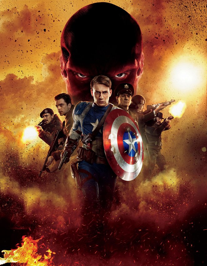 Captain America - Promokuvat - JJ Feild, Sebastian Stan, Chris Evans, Tommy Lee Jones, Hayley Atwell, Neal McDonough