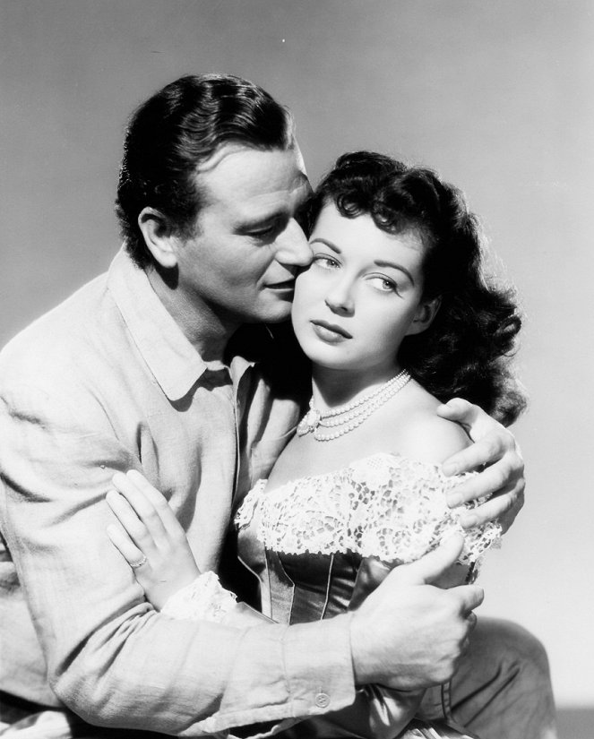 Punainen noita - Promokuvat - John Wayne, Gail Russell