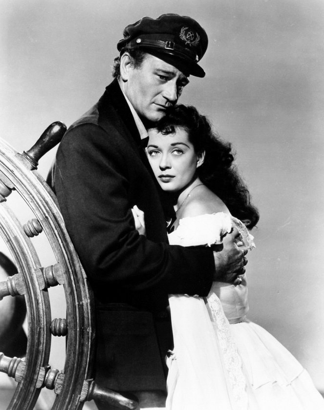 Punainen noita - Promokuvat - John Wayne, Gail Russell