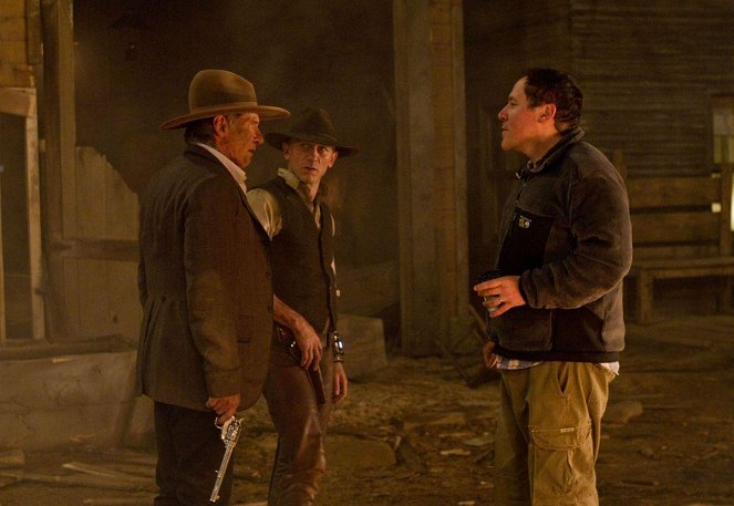 Cowboyok és űrlények - Forgatási fotók - Harrison Ford, Daniel Craig, Jon Favreau