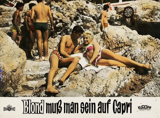 Blond muß man sein auf Capri - Lobbykaarten