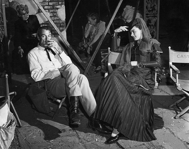 Saratoga Trunk - Forgatási fotók - Gary Cooper, Ingrid Bergman