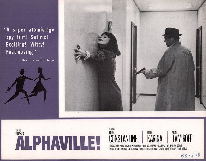 Alphaville, une étrange aventure de Lemmy Caution - Cartes de lobby