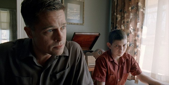 A Árvore da Vida - Do filme - Brad Pitt, Hunter McCracken