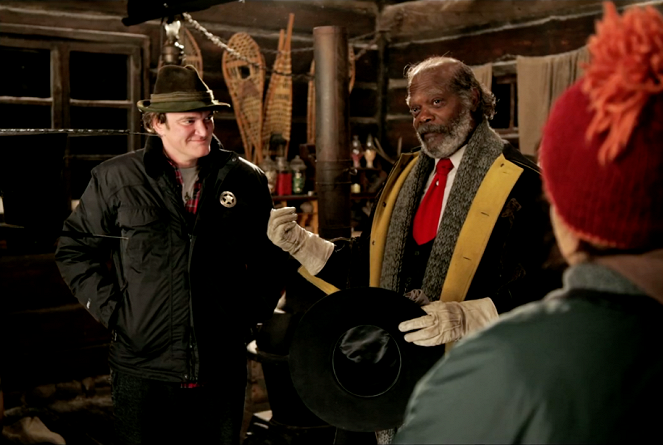 The Hateful 8 - Dreharbeiten - Quentin Tarantino, Samuel L. Jackson