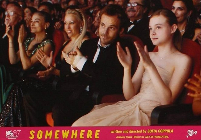 Somewhere - Lobbykarten - Stephen Dorff, Elle Fanning