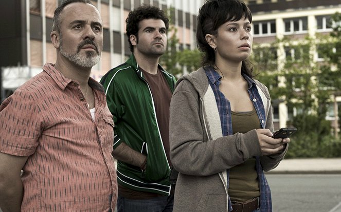 Olivovník - Z filmu - Javier Gutiérrez, Pep Ambròs, Anna Castillo