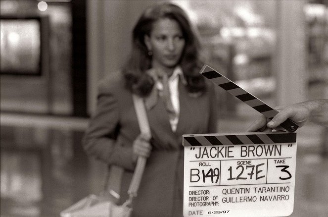 Jackie Brown - Forgatási fotók - Pam Grier