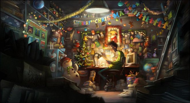 Arthur zachráni Vianoce - Concept art
