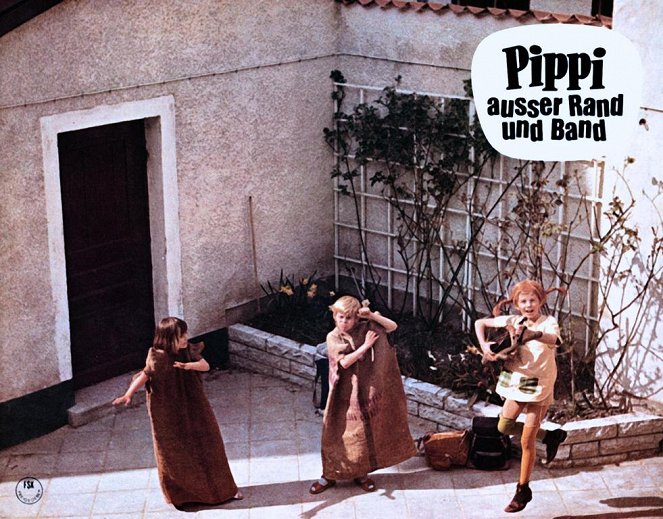 På rymmen med Pippi Långstrump - Lobby karty - Maria Persson, Pär Sundberg, Inger Nilsson