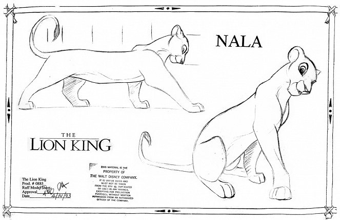 Leví kráľ - Concept art