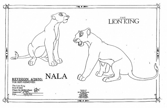Lví král - Concept Art
