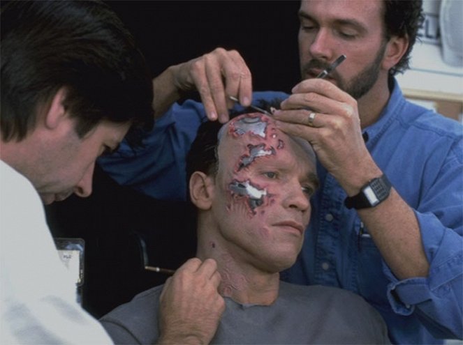 Terminator 2 - Tag der Abrechnung - Dreharbeiten - Arnold Schwarzenegger