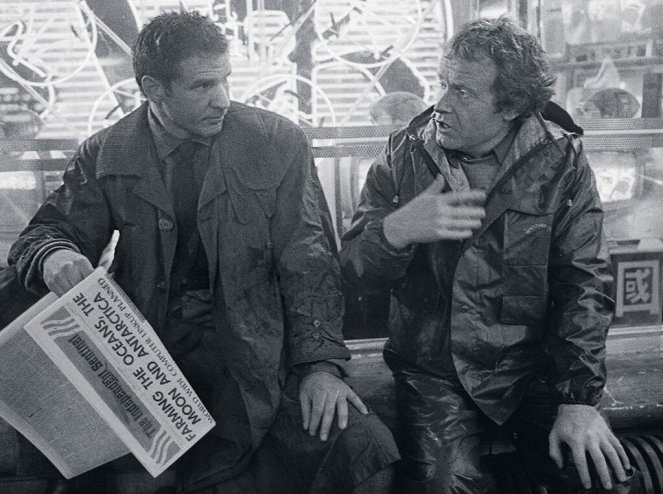 Szárnyas fejvadász - Forgatási fotók - Harrison Ford, Ridley Scott