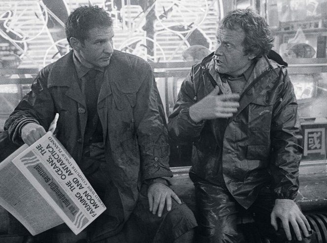 Blade Runner - Van de set - Harrison Ford, Ridley Scott