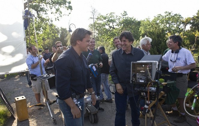 Wir kaufen einen Zoo - Dreharbeiten - Matt Damon, Cameron Crowe