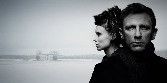 Verblendung - Werbefoto - Rooney Mara, Daniel Craig