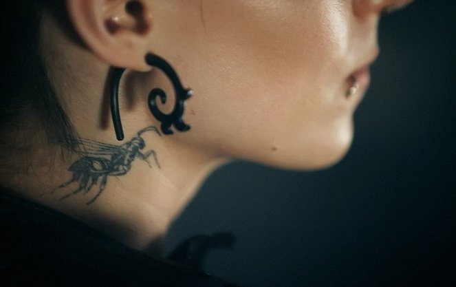 The Girl with the Dragon Tattoo - Van de set - Rooney Mara